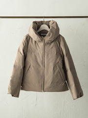 シームレスダウンパフィーカラージャケット