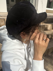 【KOREAN ITEM】コーデュロイキャスケット