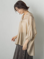 セミシアースキッパーブラウス≪洗濯機で洗える≫