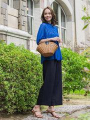 アイアスワイドパンツ≪洗濯機で洗える≫