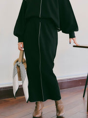 【WEB別注】ダンボール配色ラインスカート≪手洗い可能/セットアップ可能≫