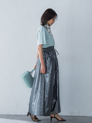 【WEB限定】【3サイズ】コットン汗じみ防止カットソー≪洗える/接触冷感≫