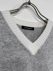 【WEB限定】≪洗えるニット/Lサイズあり≫ふわさらVネックニット