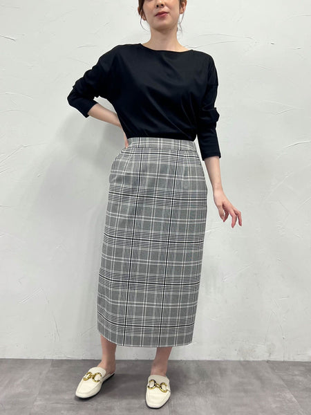【WEB限定】ナローシルエットスカート≪洗える≫
