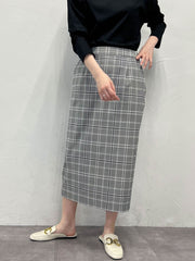 【WEB限定】ナローシルエットスカート≪洗える≫