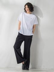 【WEB限定/大きいサイズ】ハイテンションワイドパンツ≪洗濯機で洗える≫