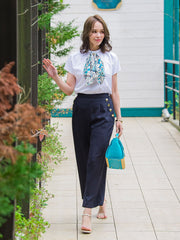 アイアスワイドパンツ≪洗濯機で洗える≫
