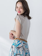 【WEB限定】ボウタイブラウス≪洗濯機で洗える≫