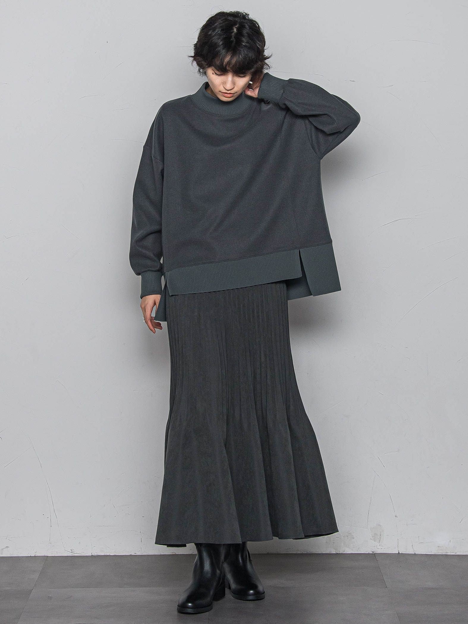 【楽・美・軽】ハイネックプルオーバー≪手洗い可能≫