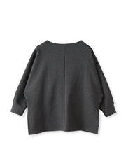 【WEB限定】”もっちり素材”ダンボールドルマンプルオーバー≪手洗い可能≫