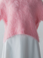 FLUFFYふわふわシャギーボートネックプルオーバー ≪手洗い可能≫