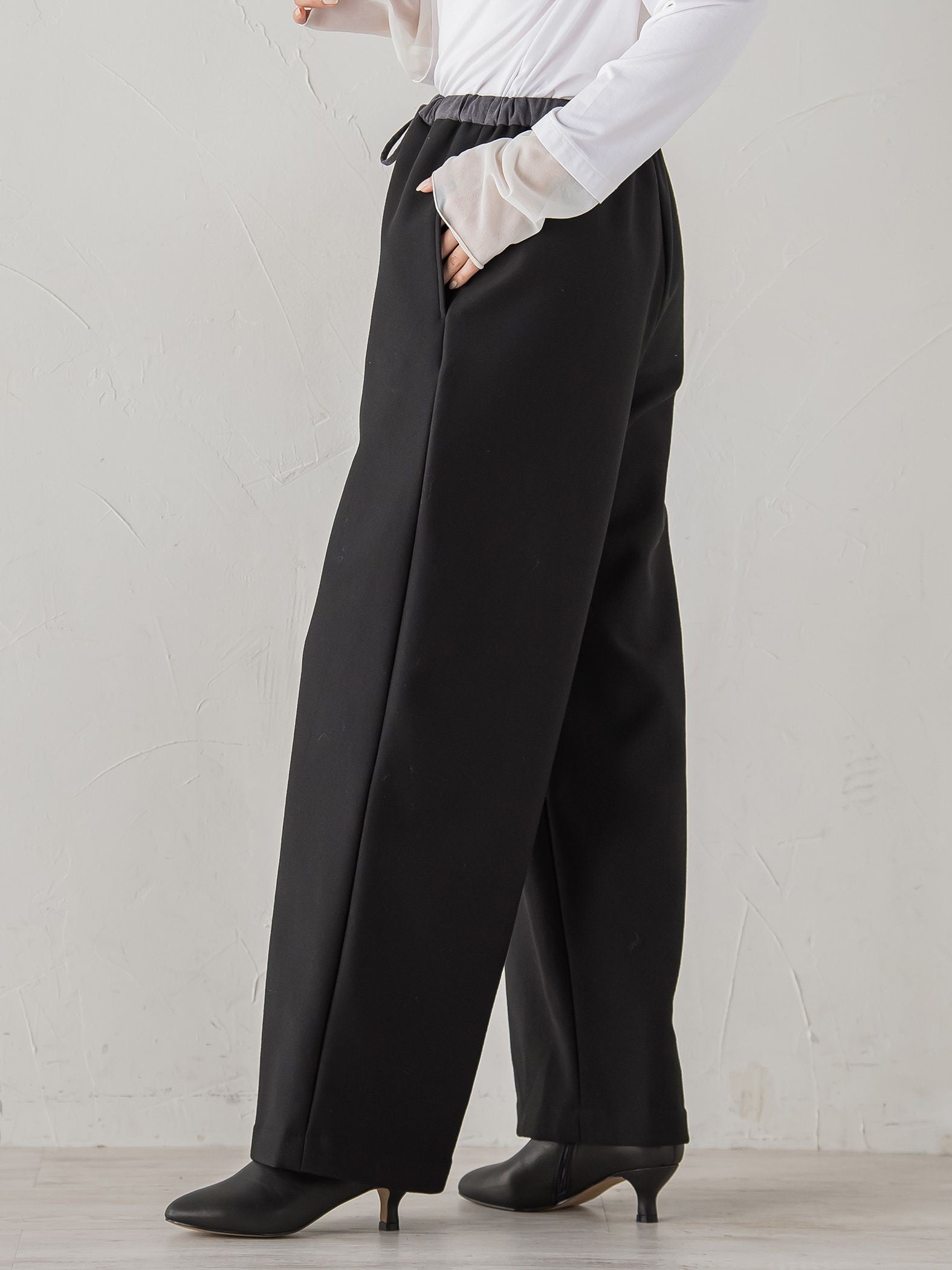 HYPER FIT裏起毛ボンディングパンツ≪洗濯機で洗える≫