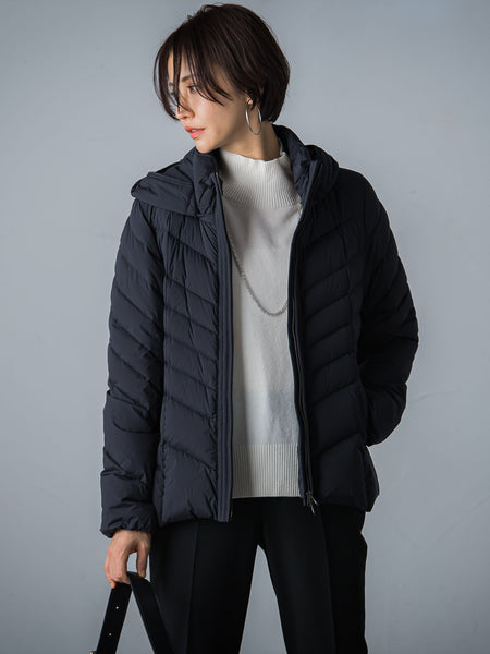 【ショート丈】ストレッチダウンコート