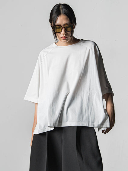 80 smooth ジャージーポンチョTシャツ