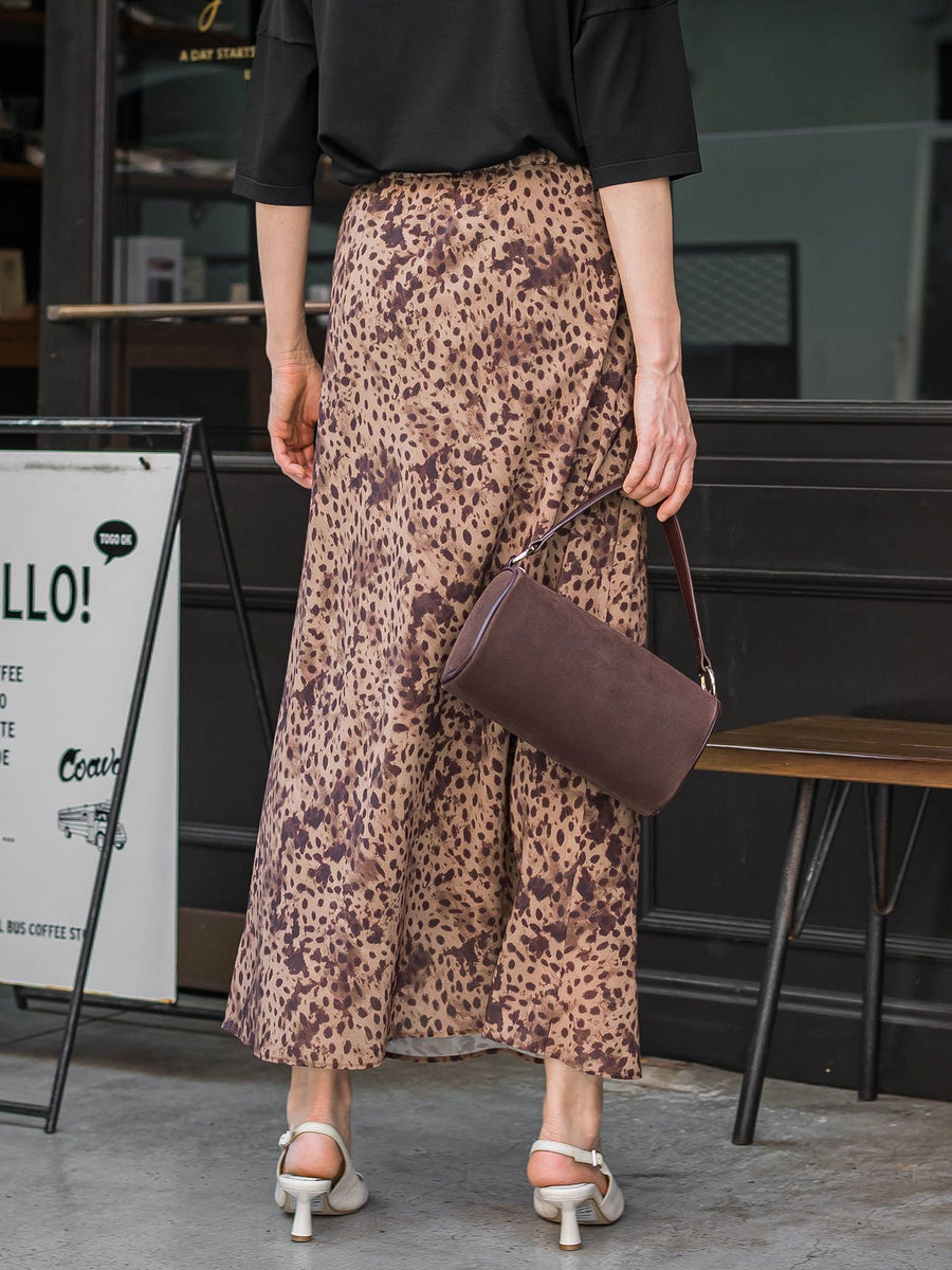 レオパードプリントスカート≪洗濯機で洗える≫ | LAUTREAMONT（ロート