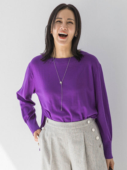 ANGELINAリブスリーブニット≪WEB限定11号/洗える≫