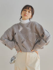スラッシュニットプルオーバー≪手洗い可能≫