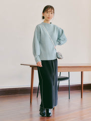 【WEB別注】ダンボール配色ラインスカート≪手洗い可能/セットアップ可能≫