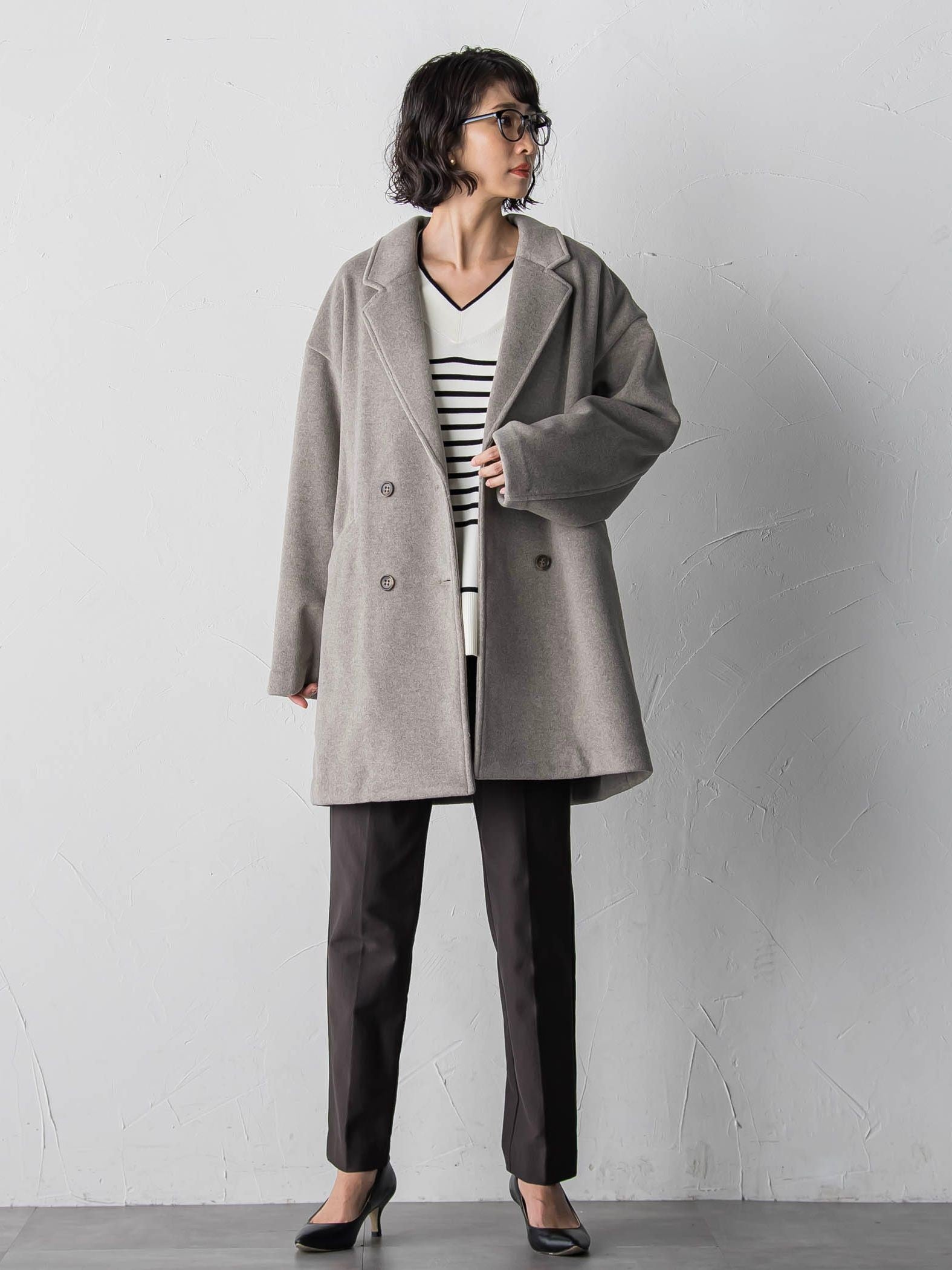 <極>”ラクきれい”裏起毛ジョグパン