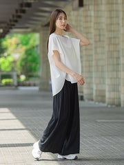 【WEB限定】ゆったりシルエットカットソー≪洗濯機で洗える≫