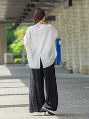 【WEB限定】ゆったりシルエットカットソー≪洗濯機で洗える≫