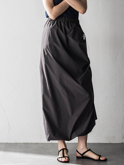 ポリエステルストレッチ撥水加工スカート