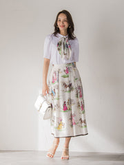 LADY&HORSEスカーフ付きカットソー≪洗濯機で洗える≫