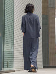 【大きいサイズ】キレリワイドパンツ≪洗濯機で洗える≫