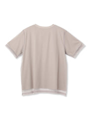 【WEB限定】チュールレイヤードロゴカットソー≪手洗い可能≫