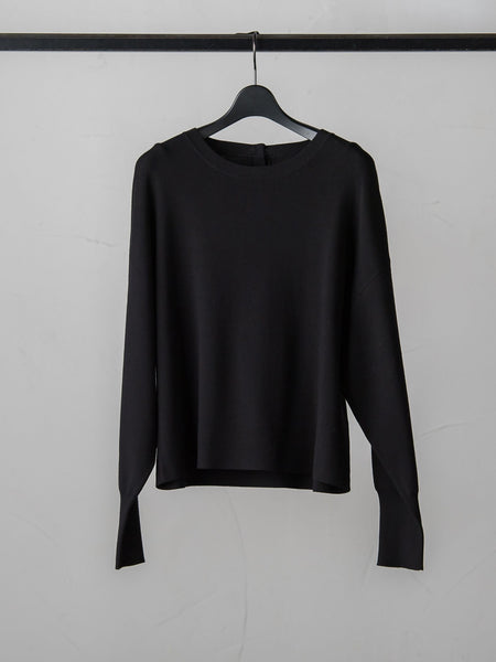 【WEB限定】【洗えるニット】バックボタンドルマンニット≪Lサイズあり≫