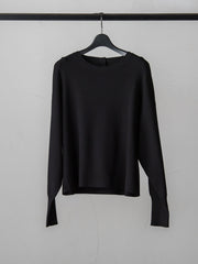 【WEB限定】【洗えるニット】バックボタンドルマンニット≪Lサイズあり≫