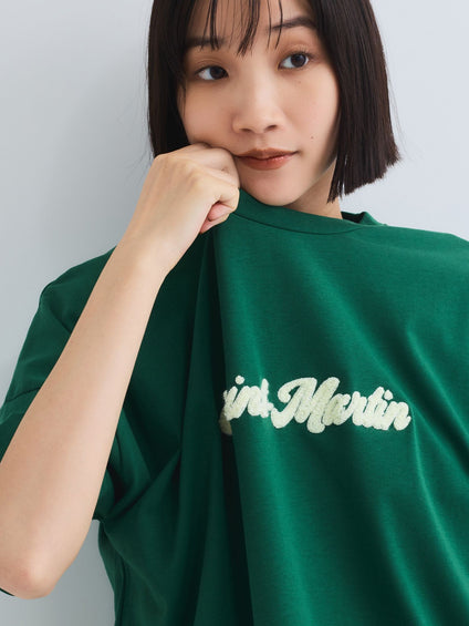 さがら刺繍ロゴTシャツ≪洗濯機で洗える≫