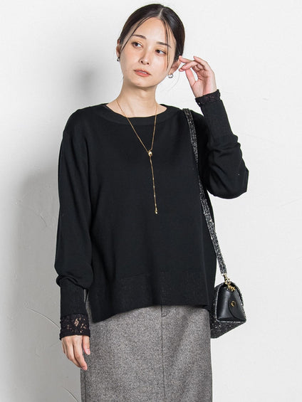 ANGELINAリブスリーブニット≪WEB限定11号/洗える≫