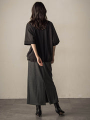 叶えるIラインスカート≪手洗い可能≫