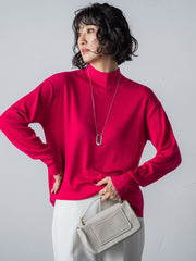 【STORY11月号掲載】【洗えるニット】Brisbaneハイネックプルオーバー≪WEB限定カラー≫