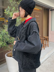 【KOREAN ITEM】耳当てリブニット帽