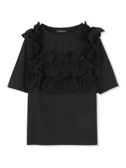 ギャザーフリルTシャツ≪手洗い可能≫