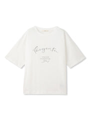 【WEB限定】ドライタッチコットンミックスロゴT≪洗濯機で洗える≫