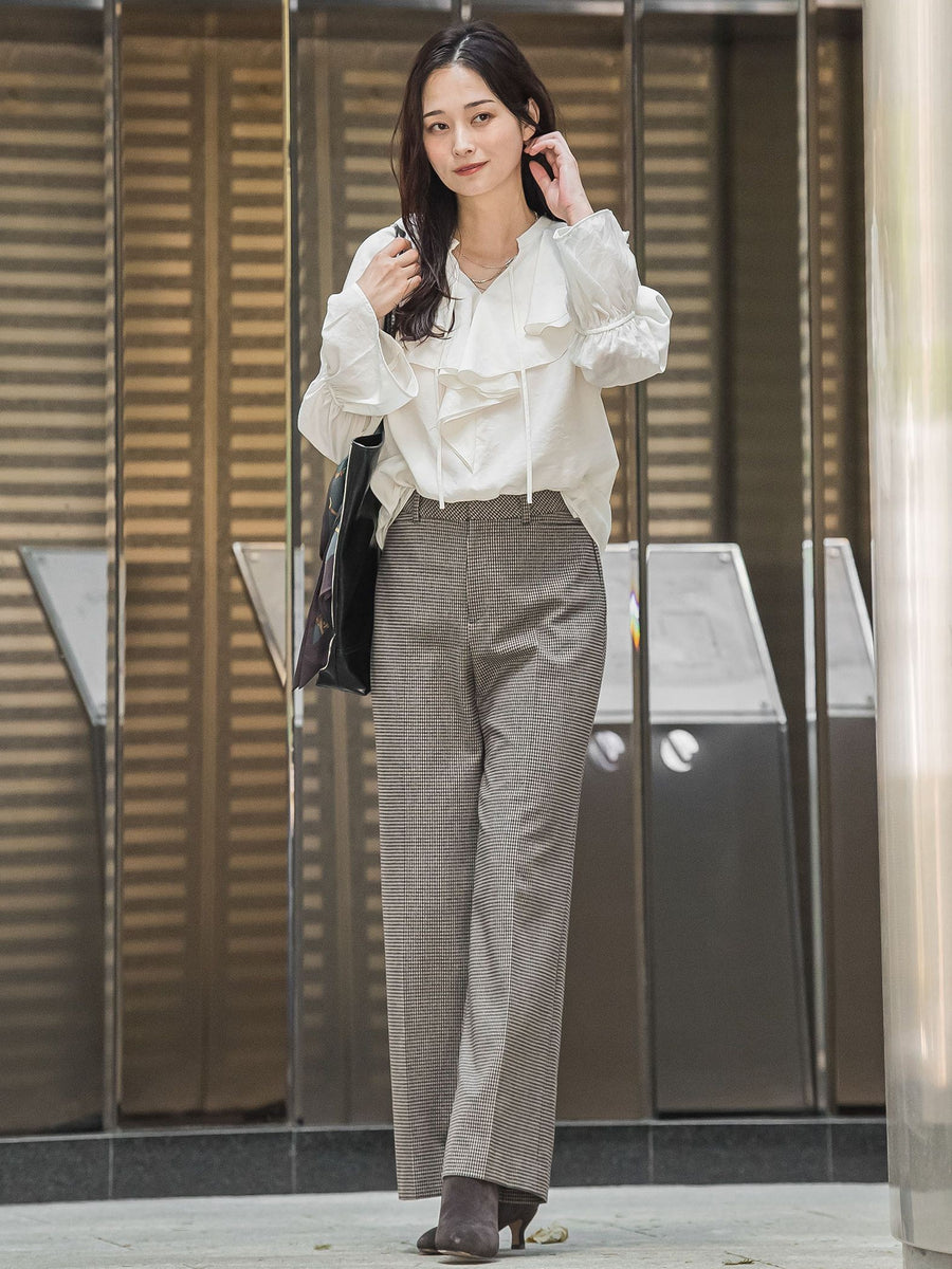 ロートレアモン（LAUTREAMONT）/ラッフルレーヨンブラウス ラッフルレーヨンブラウス | LAUTREAMONT（ロートレアモン