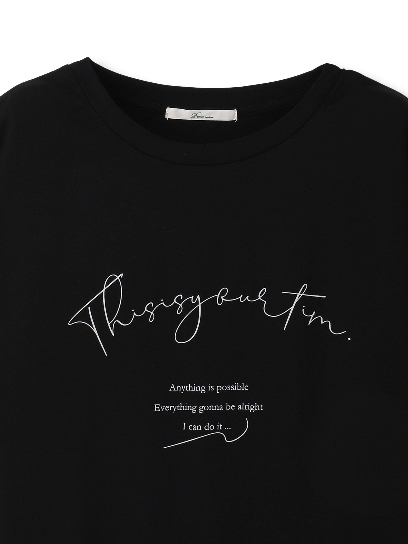 【WEB限定】ドライタッチコットンミックスロゴT≪洗濯機で洗える≫