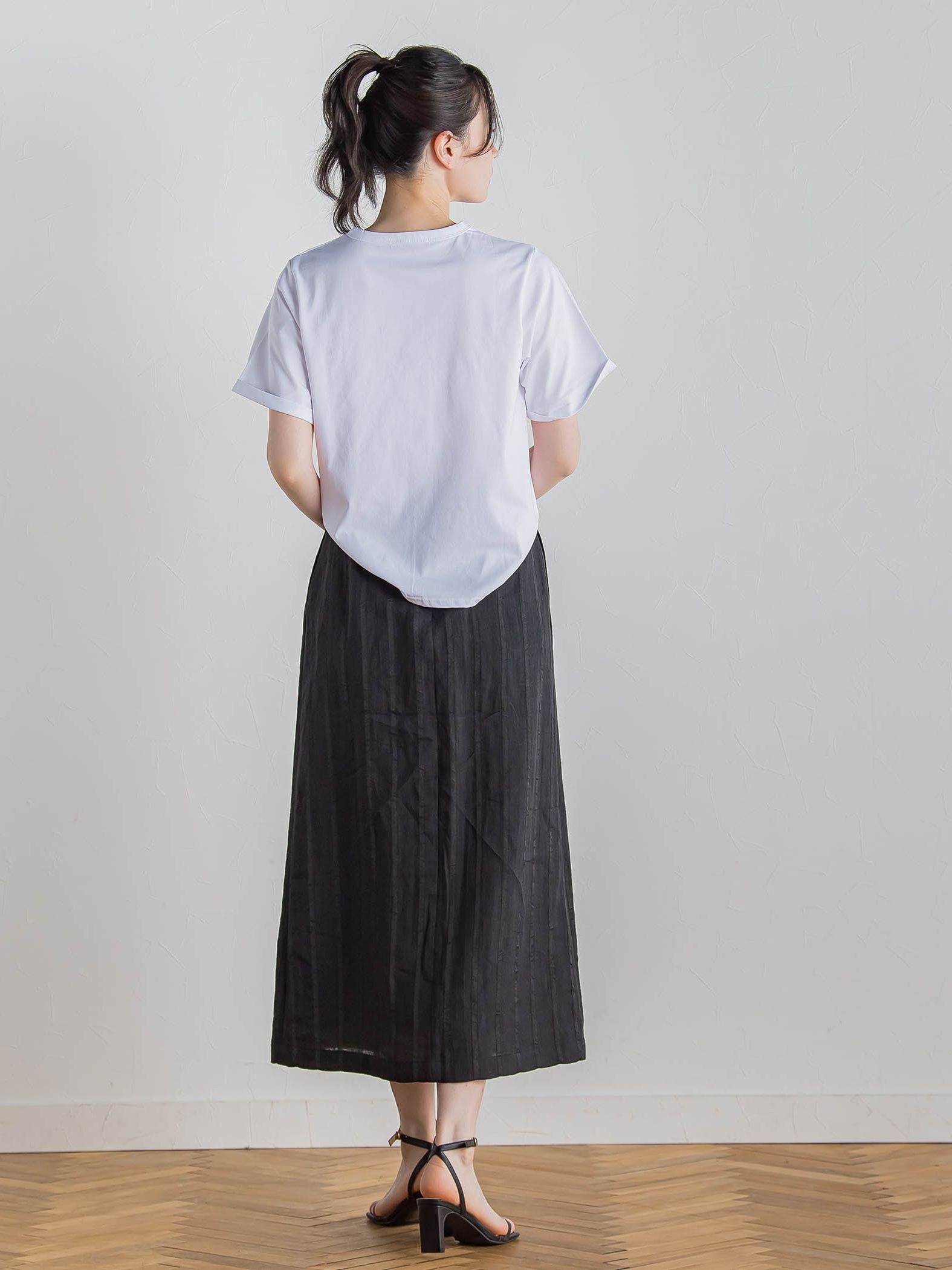 フリンジコードロゴTシャツ≪手洗い可能≫