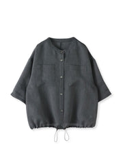 【大きいサイズ】シャンブレーメッシュブルゾン≪手洗い可能≫