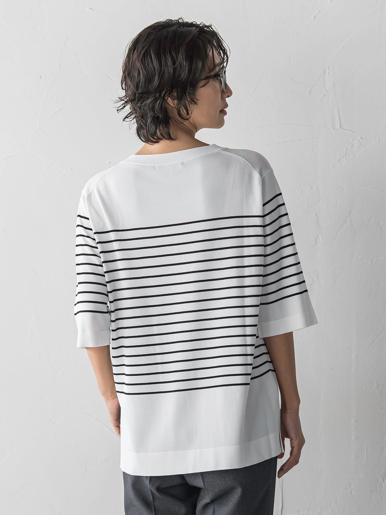 ボーダーTシャツニット