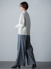 【洗えるニット】RICHESSEハイネックプルオーバー≪WEB別注サイズあり≫