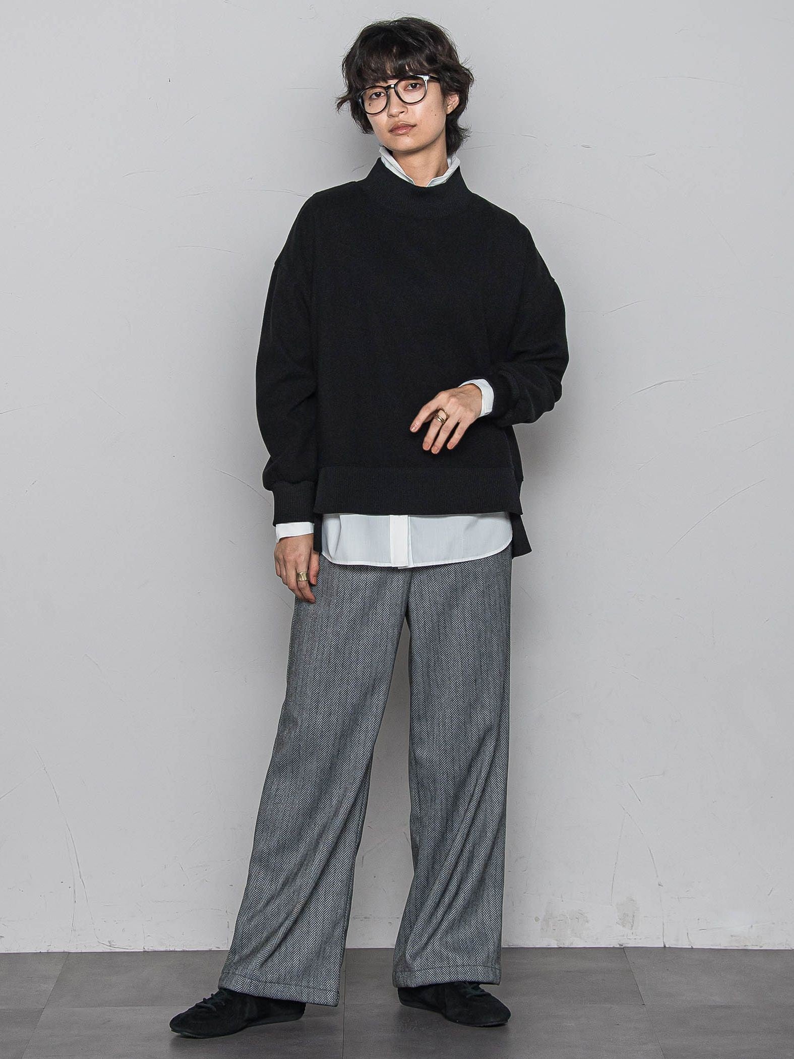 【楽・美・軽】ハイネックプルオーバー≪手洗い可能≫