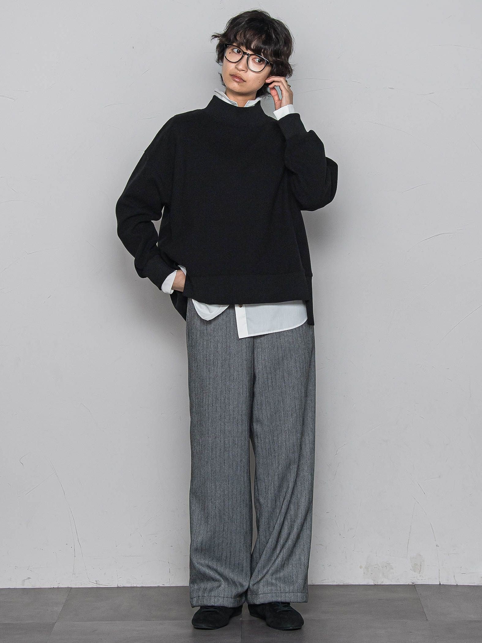 【楽・美・軽】ハイネックプルオーバー≪手洗い可能≫