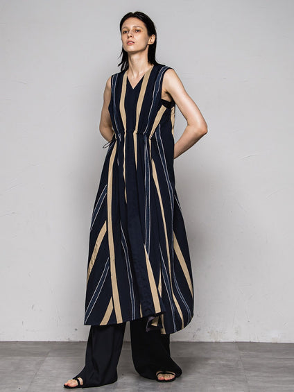 CANGIOLI ボーダーワンピース