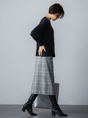 【WEB限定】ナローシルエットスカート≪洗える≫
