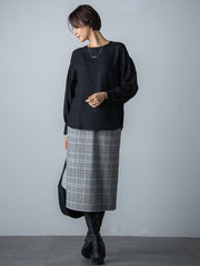 【WEB限定】ナローシルエットスカート≪洗える≫