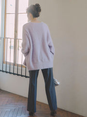 LANATEC LEYセミフレアパンツ≪洗濯機で洗える≫